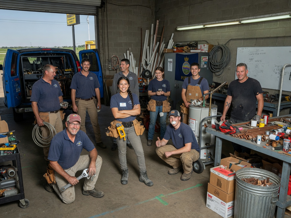 Drainiacs Plumbing team