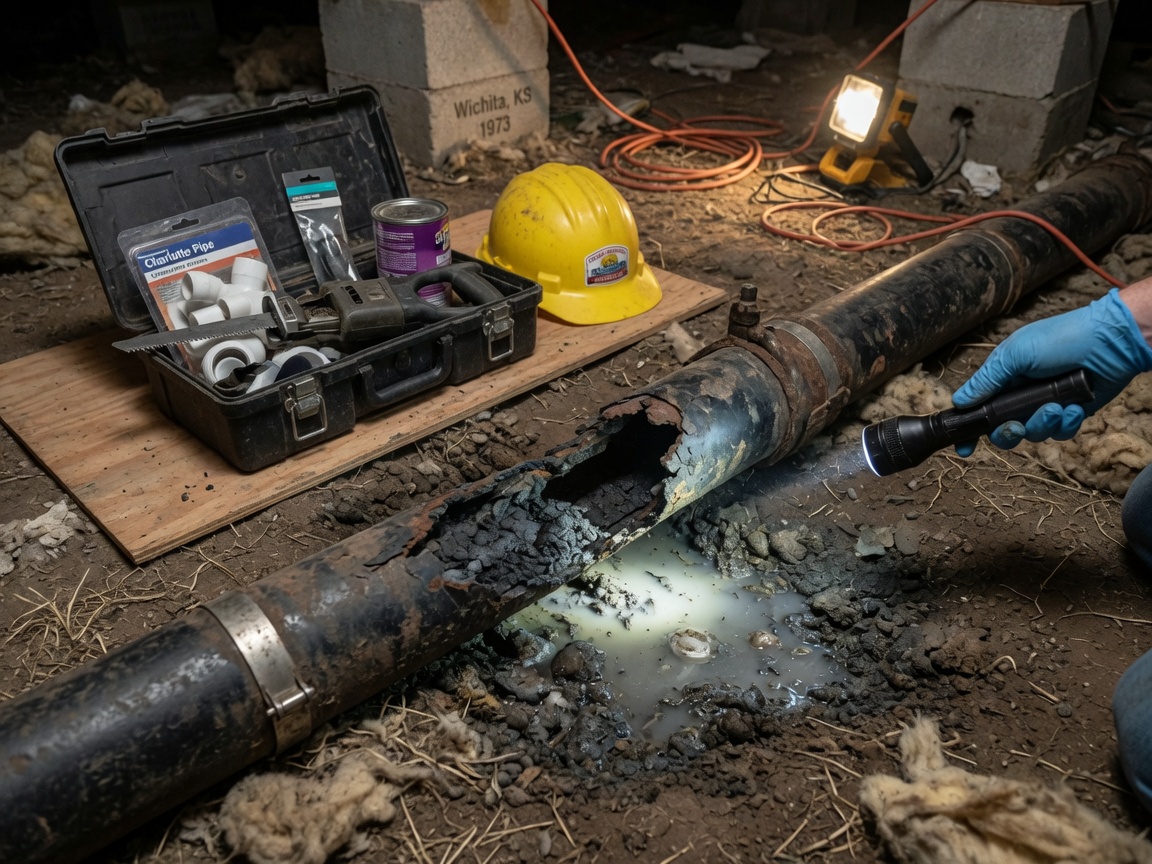 When a Wichita drain needs repair rather than another clearing