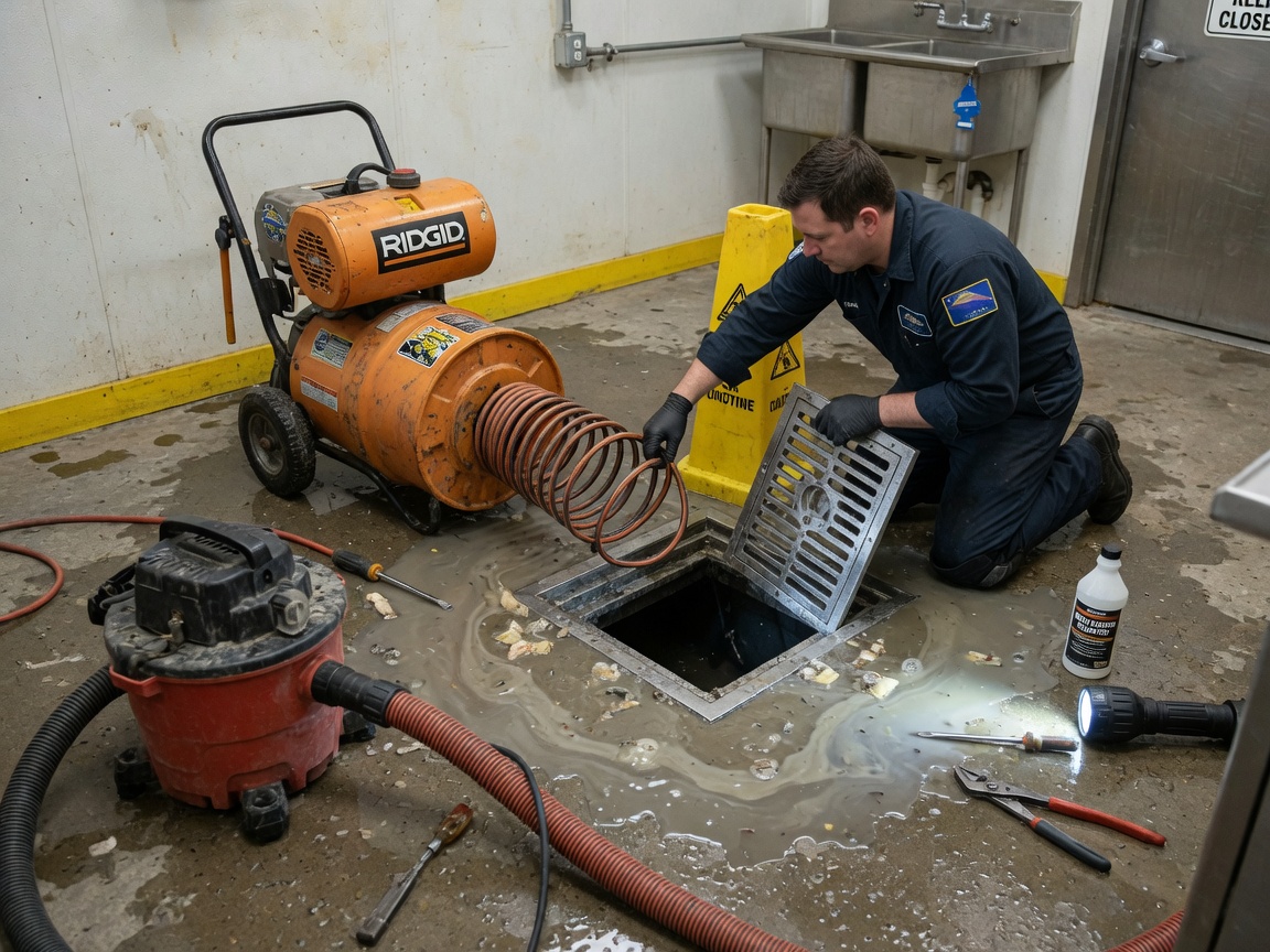 Floor Drain Cleaning in Wichita, KS
