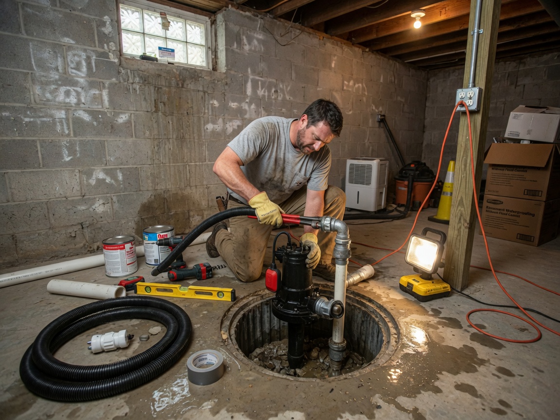 Sump Pump Installation in Wichita, KS