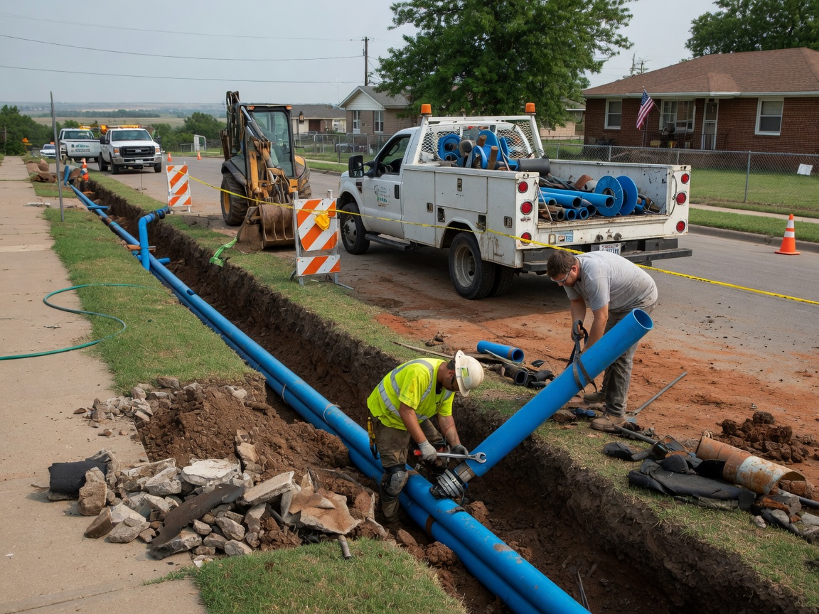 Water Line Replacement in Wichita, KS